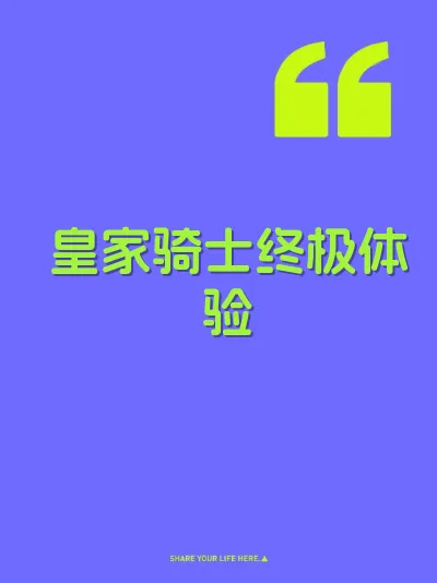 皇家骑士终极体验