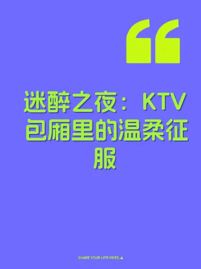 迷醉之夜：KTV包厢里的温柔征服