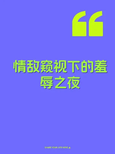 情敌窥视下的羞辱之夜