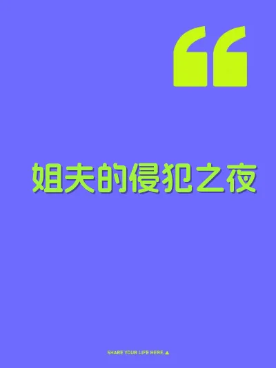 姐夫的侵犯之夜