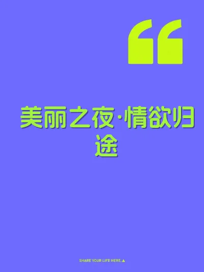 美丽之夜·情欲归途