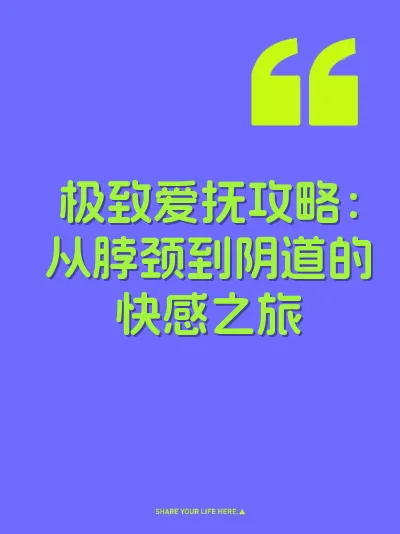 极致爱抚攻略：从脖颈到阴道的快感之旅