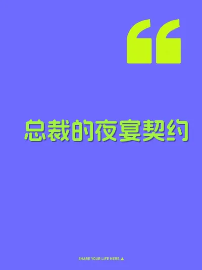 总裁的夜宴契约
