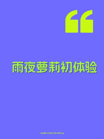雨夜萝莉初体验