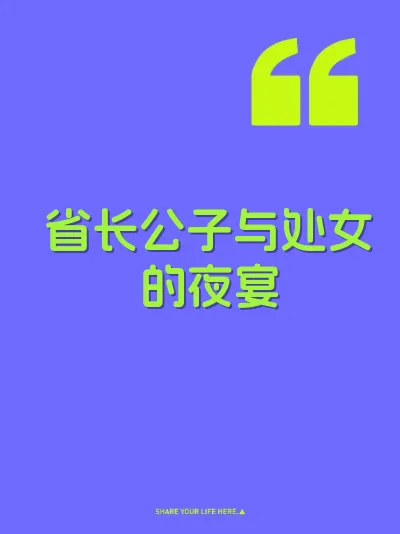 省长公子与处女的夜宴