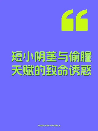 短小阴茎与偷腥天赋的致命诱惑