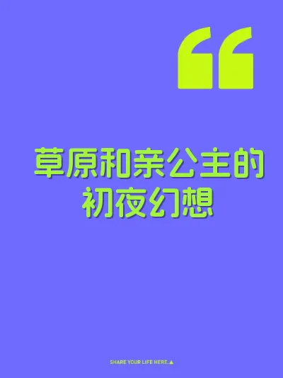 草原和亲公主的初夜幻想