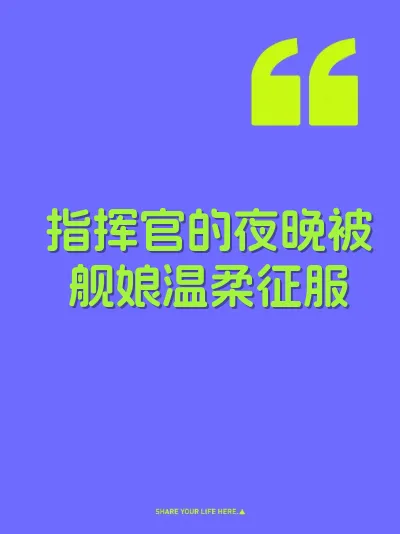 指挥官的夜晚被舰娘温柔征服